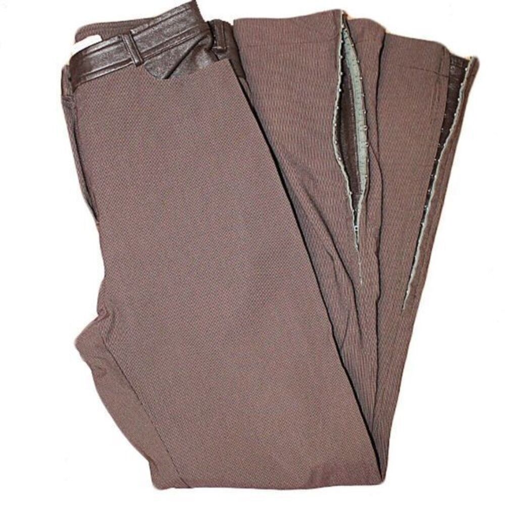 HideSan Silk Bootcut Brown Pants Size 25
